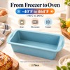 Silicone Baking Molds NonStick Rectangle Cake Pans Mini Loaf Pan