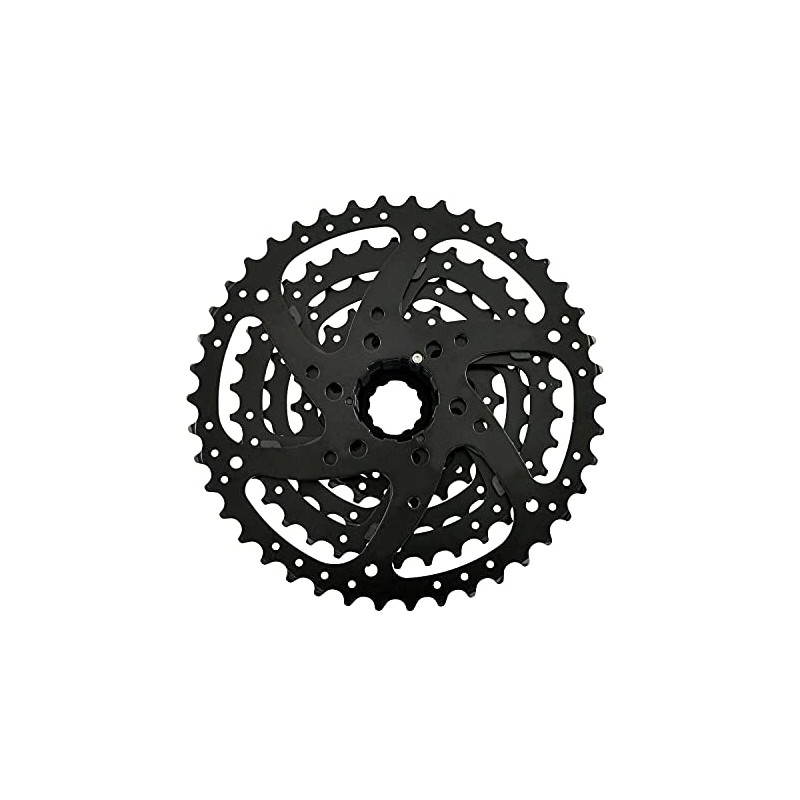SunRace CSM680 Cassette 8 Speed 11-42T Cassette, Black, ST2409