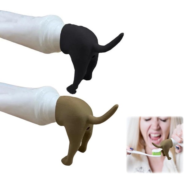 Fun Toothpaste Dispenser, Dog Toothpaste Cap, Fun Creative Toothpaste Top,