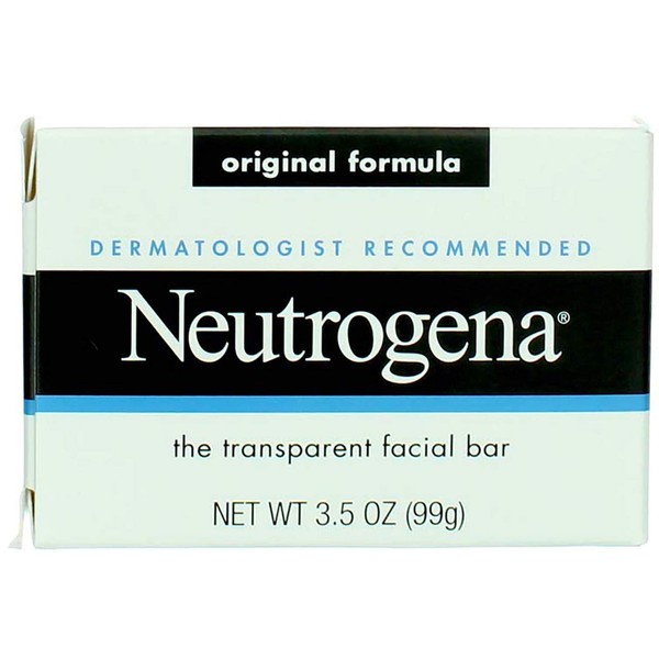 Neutrogena The Transparent Facial Bar Original Formula, 3.50 oz ( Pack of 24)