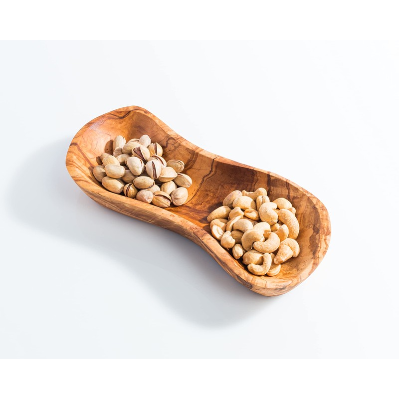 Darido Olive Wood Snack Plate 24 x 10 cm -