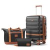 NEISIA carry on Luggage Sets,20 Inch Expandable with TSA Lock
