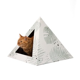 Kitty Kardboard Modern Cat Bed - Cozy, Stylish & Durable Cardboard Pet Hideaway - Eco-Friendly, Minimal Designs, Easy to Assemble