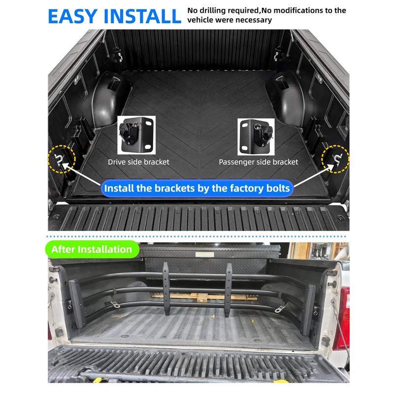 Truck Bed Extender Brackets Mounting Kit Exclusive For Toyota Tundra