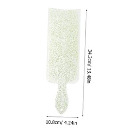 Mikinona 1 Set Hair Coloring Kit Highlighting Brush Board for Salon Use Professional Hair Dyeing Tool with Arc Handle Design and Color Applications Random Color