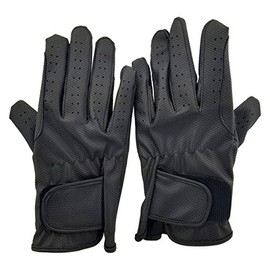 (Small) - ALLNESS INC Leather Equestrian Horse Riding Gloves for Ladies Girls Women