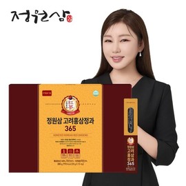 Jeongwon Sam 정원삼 고려홍삼정과 365 (30g X 10개입) Jeongwon Sam Red Ginseng Extract 365 (30g X 10 packs)