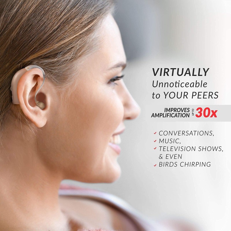 MSA 30X Behind the Ear Sound Amplifier, Amplifies Sound by