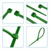 intervisio Cable Ties 200 mm x 4.8 mm Green Pack