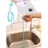 2x Drain Snake,Hair Clog Remover Sink Unblocker Snake,Reusable Shower Drain