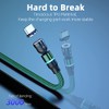 Magnetic Charging Cable 4-Pack 3 in 1 Nylon Braided USB