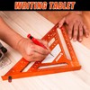 RONGPRO 2pcs Rafter Square, 12-inch & 7-inch Carpenter Sqaure Set