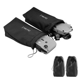 LHHZYKJGS Protective Aircraft Sleeve for DJI Mini 3 Pro/Air 3/Mini 3/Air 2/Mini 2/Mavic Pro Drone,RC Controller Storage Pocket Carring Bag,Holding Fly More Combo Accessories(Drawstring)
