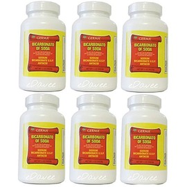 Sodium Bicarbonate USP 4ozX6=1.5lbs Powder Bicarbonato de Soda 6-Pack