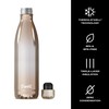 S'well Stainless Steel Water Bottle, 25oz, Rose Gold Ombre, Triple