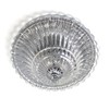 Elegant Designs FM1002-CHR 2 Light Glass Ceiling Light Glacier Petal