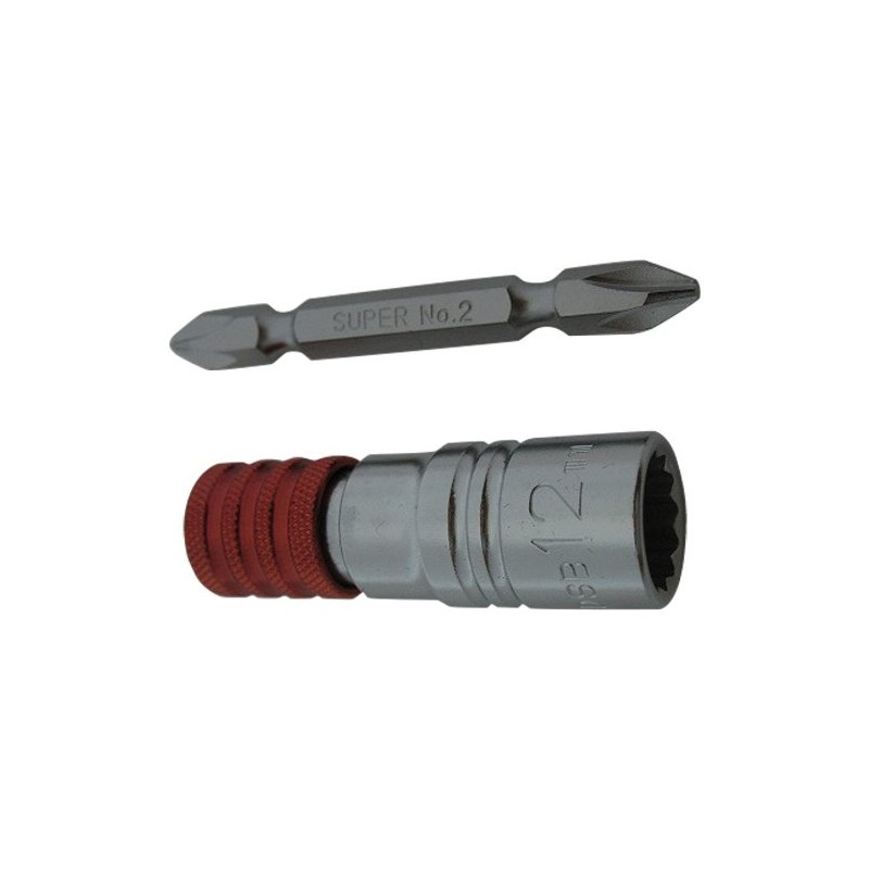 SUPERTOOL DSB12 Electric Drill Impact Socket Bit (Detachable Bit), 0.5