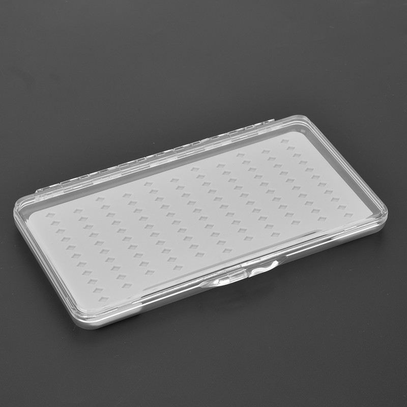 Ultra Thin Transparent Fly Lure Box Bait Storage Case Container
