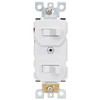 Baomain 2-Pack Double Toggle Light Switch,15 Amp 125V Two Single