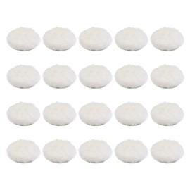 HARFINGTON 20pcs Wool Buffing Pads 5 Inch Polishing Pad Polishing Buffing Pad Hook and Loop