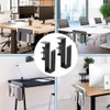 ZDL Adjustable Desk Side Laptop Holder, Desk Side Hanging Laptop