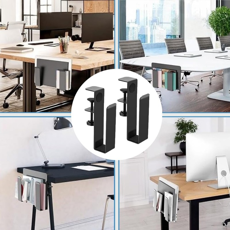 ZDL Adjustable Desk Side Laptop Holder, Desk Side Hanging Laptop