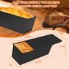 AVSQUINE Non-Stick Pullman Loaf Pan with Lid 13x4 Inch -
