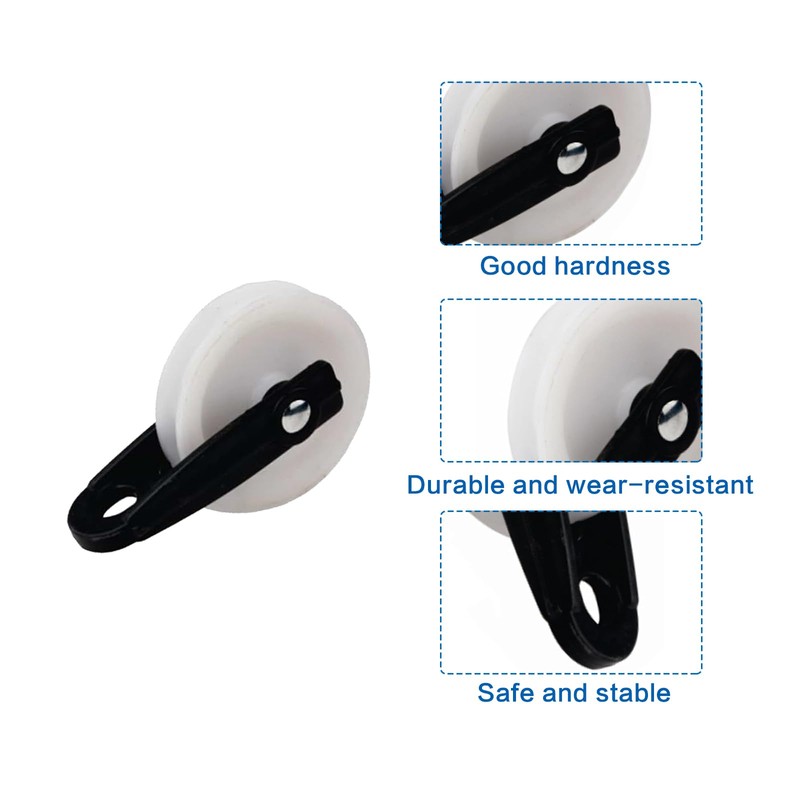 Nylon Clothesline Pulley 2 inch Diameter Nylon Pulley Outdoor Puller