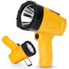 Vanvale Super Bright Rechargeable Spotlight,Handheld Rechargeable White LED Flashlight,Ultra-Long Standby