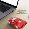 Topiky Drahtlose Computermaus in Sportwagenform, Ergonomische Optische Gaming Maus, USB