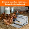 Zhehao Automatic Galvanized Chicken Feeder 25lb Self Opening Sheet Poultry