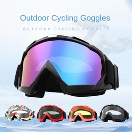 Outdoor Dirt Bike ATV  UV400 Motorcycle  for Men Women Youth Motocross Riding  Windproof Dustproof   helmet goggles - Color: 9