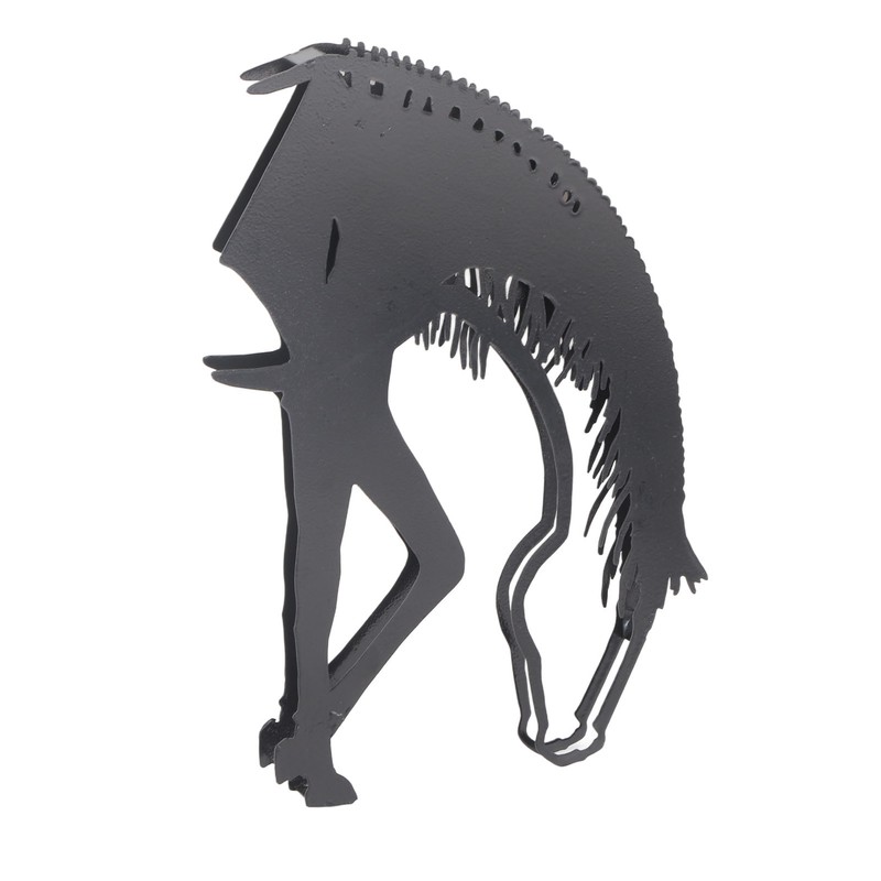 Rustic Horse Sculpture Modern Statue Metal Art Waterproof Horse Statue