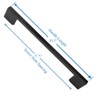 Southern Hills Black Cabinet Pulls - 8.75 Inch Screw Spacing