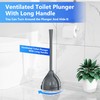 LOVLOY Toilet Plunger with Holder, Plunger with Unique Holder, Plungers