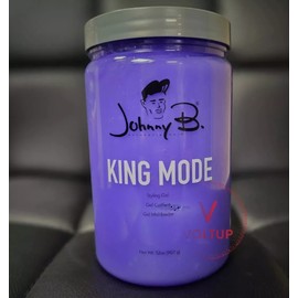 Johnny B King Mode Styling Hair Gel 32oz - New Purple Jar (UNISEX)