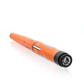 Retro 51 Tornado Fountain Pen, Escape, 1.1mm nib - includes 2 black ink cartridges and ink converter (VRF-2174-1.1)