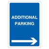 V Safety Additional Parking - Arrow Right 297 x 210
