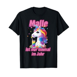 Women's Printed Party Outfit with Saying Funny Malle Gadgets T-Shirt