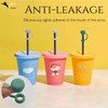 Castaic 4 Pcs Straw Covers 0.9cm Diameter Straw Cover Caps