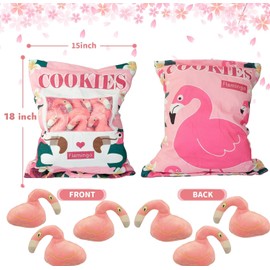 Plush Toys - Removable Throw Pillow Plushies with 8 Little Corgi Stuffed - Soft Hugging Stuffed Animal - Cute Plush Gifts for Kids Boys Girls (Pink-)