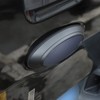 DIYUCAR ABS Plastic Matte Black Car Rear Badge Ring Logo