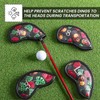 Golf Iron Head Covers Numbers Synthetic Leather Headcover Deluxe Value