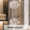 Transparent Non-Piercing Suction Grab Bar Heavy-Duty Waterproof Safety Handle for