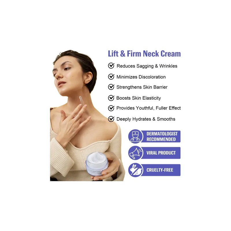 Crema Para Eliminar Arrugas Del Cuelloblanqueadora Piel 50ml