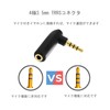 Borsuer Set of 2 Right Angle 3.5mm Stereo Mini Plug