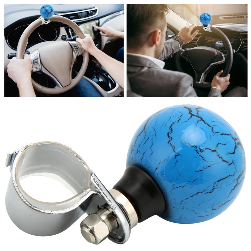 Steering Wheel Spinner Knob Power Turning Aid Ball Thunder Style