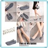 1/2 plus Nibunoichi Plus Women's Shoes, Rubber Mesh, Aqua, Compact,