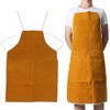 TOOLSTAR Leather Welding Apron,Welders Welding Apron 70cm W ×100 cm