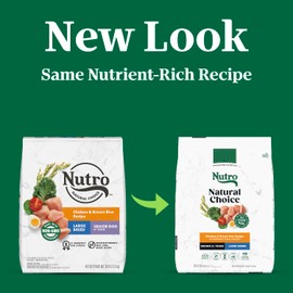 Nutro Core Dry Dog Nutro Natural Choice Senior Large Breed Dry Dog Food, Chicken and Brown Rice, 30 lbs.